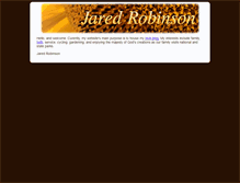 Tablet Screenshot of jaredrobinson.com